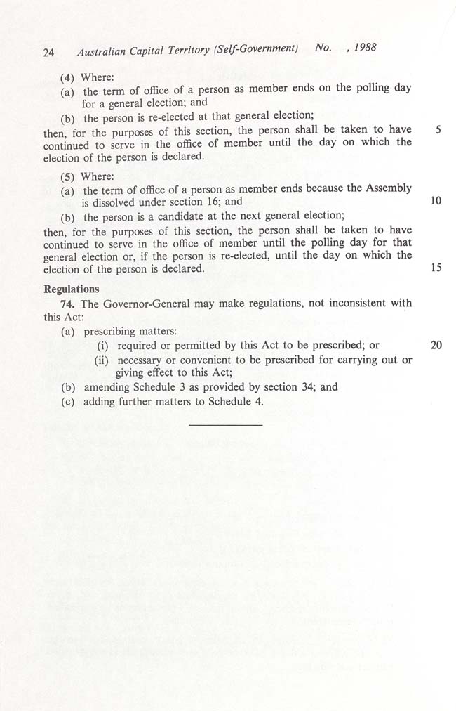 Australian Capital Territory (Self-Government) Act 1988 (Cth), p24