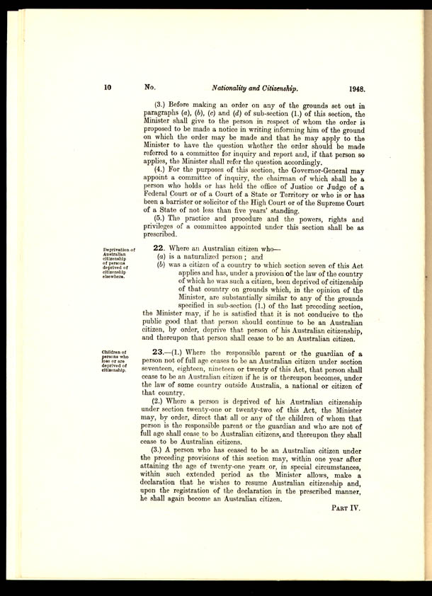 Nationality and Citizenship Act 1948 (Cth), p10