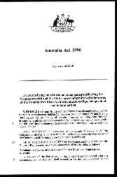 Australia Act 1986 (Cth), p1