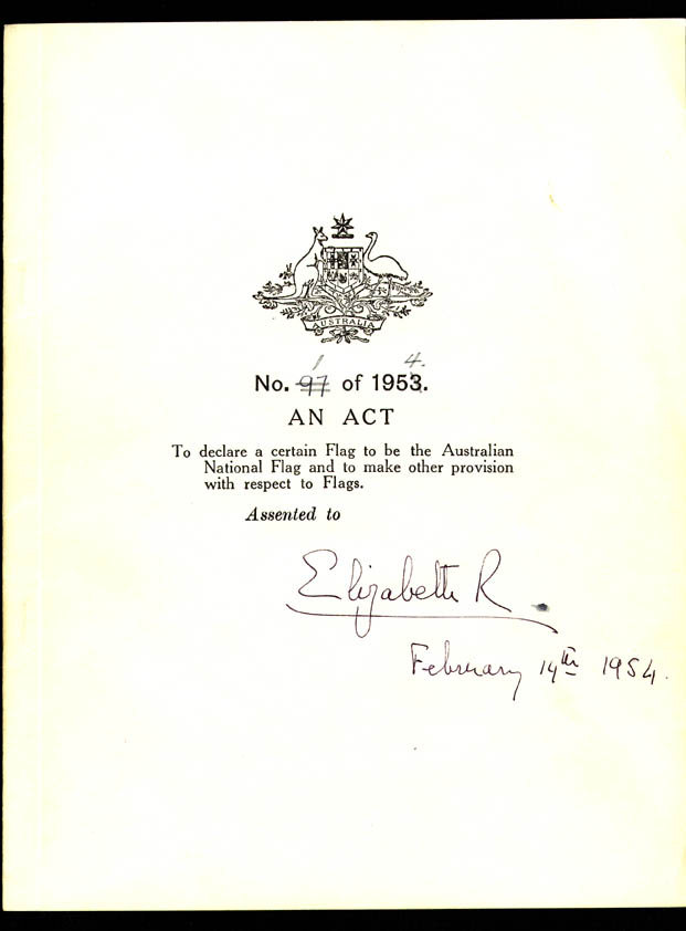 Flags Act 1953 (Cth), cover
