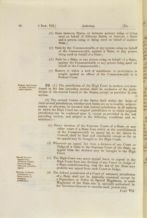Judiciary Act 1903 (Cth), p10