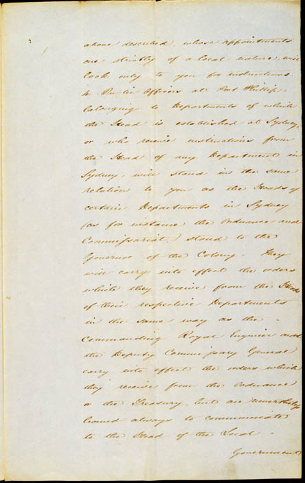 Governor La Trobe's Instructions, 11 September 1839 (NSW), p3