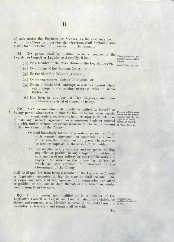Constitution Acts Amendment Act 1899 (WA), p11